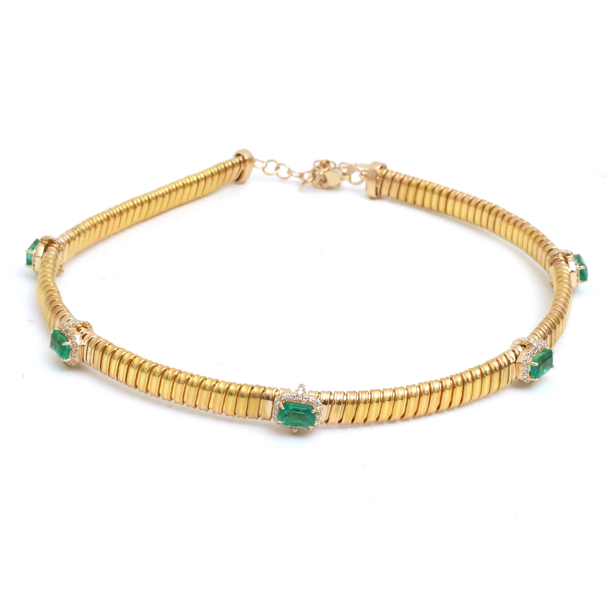Emerald Diamond Necklace