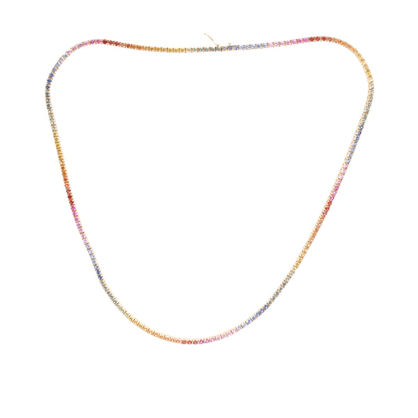Rainbow Sapphire Necklace