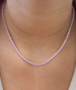 Pink Sapphire Necklace