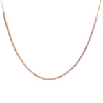 Pink Sapphire Necklace