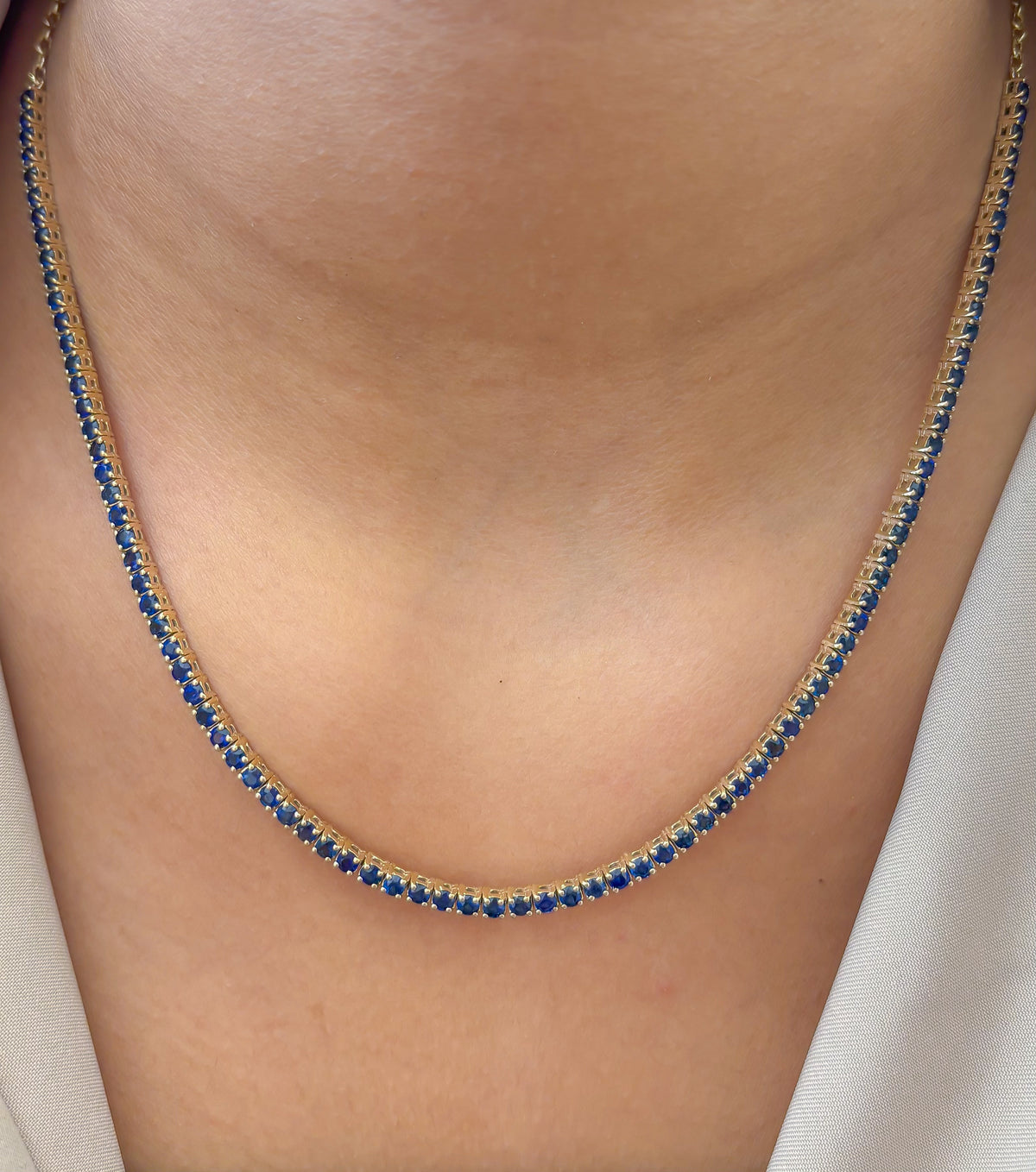 Blue Sapphire Necklace