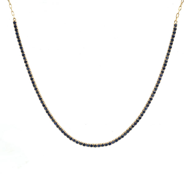 Blue Sapphire Necklace