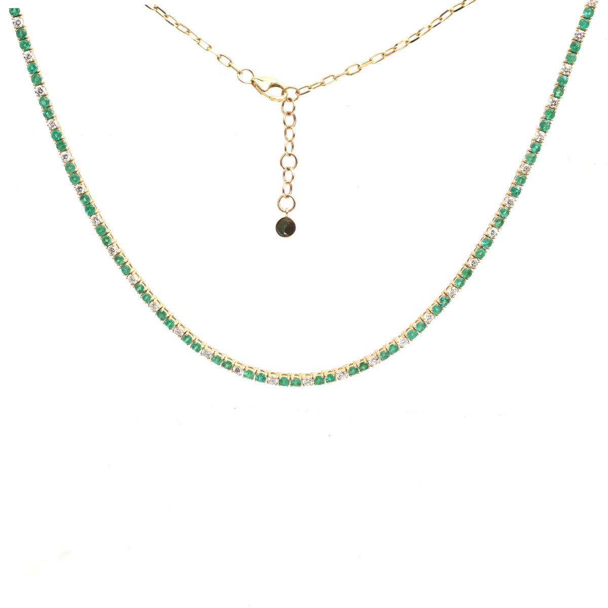 Emerald Diamond Necklace