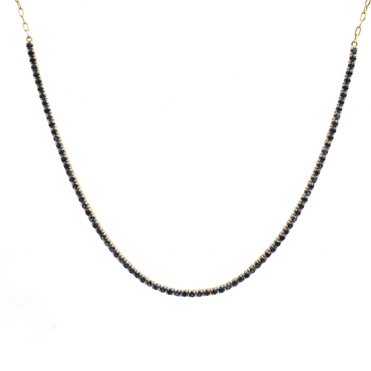 Blue Sapphire Necklace