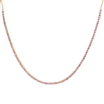 Pink Sapphire Necklace