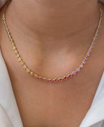 Rainbow Sapphire Necklace