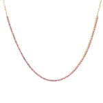 Pink Sapphire Necklace