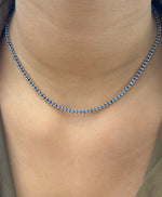 Blue Sapphire Necklace