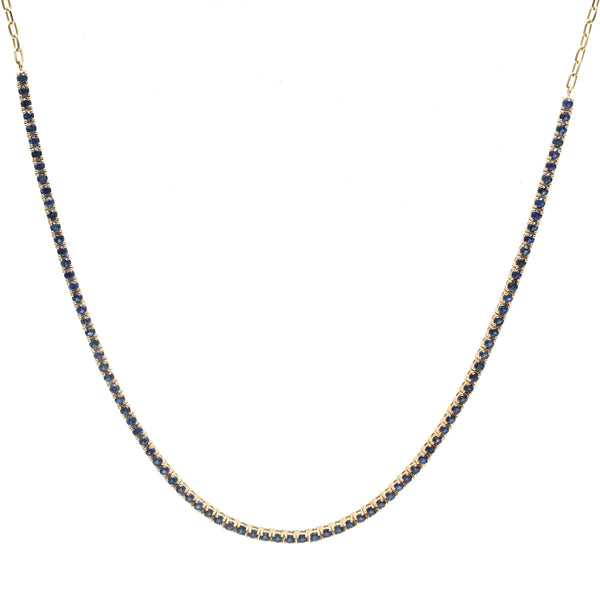 Blue Sapphire Necklace