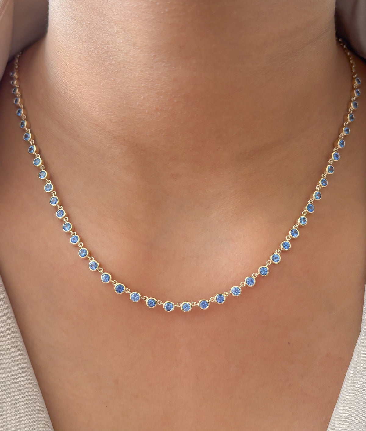Blue Sapphire Necklace