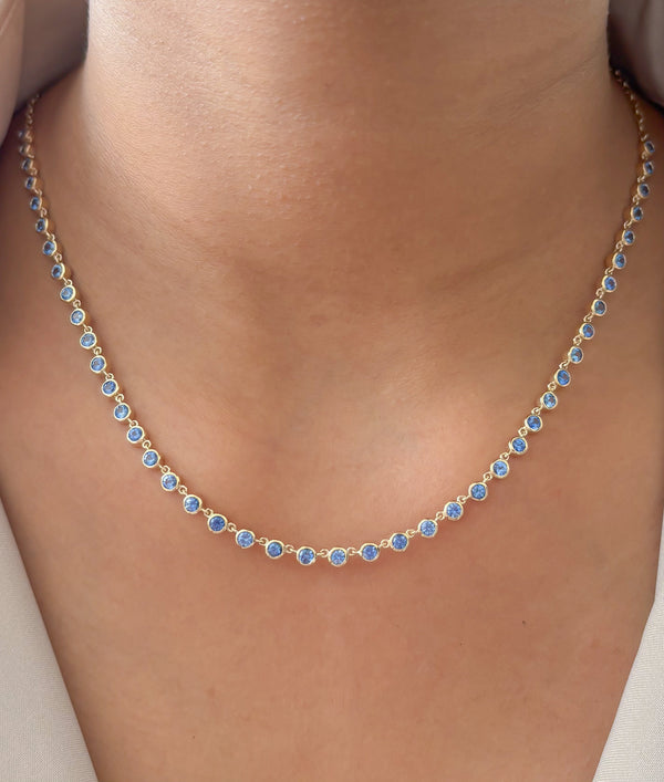 Blue Sapphire Necklace