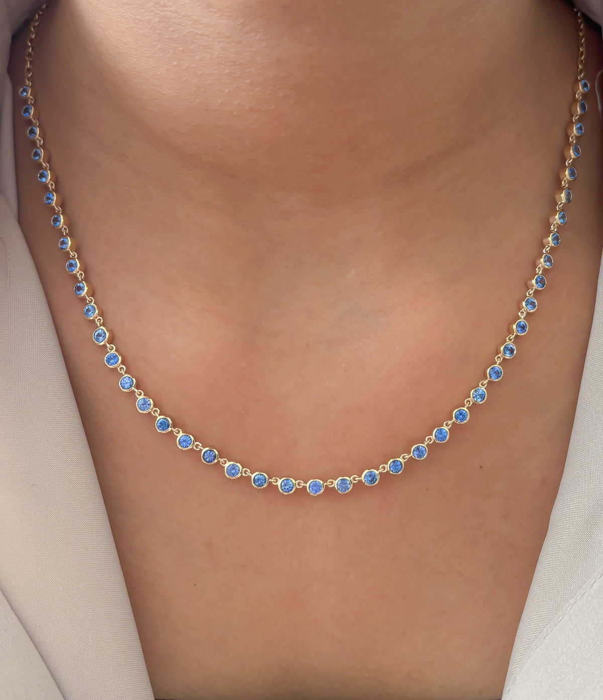 Blue Sapphire Necklace