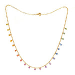 Rainbow Sapphire Necklace