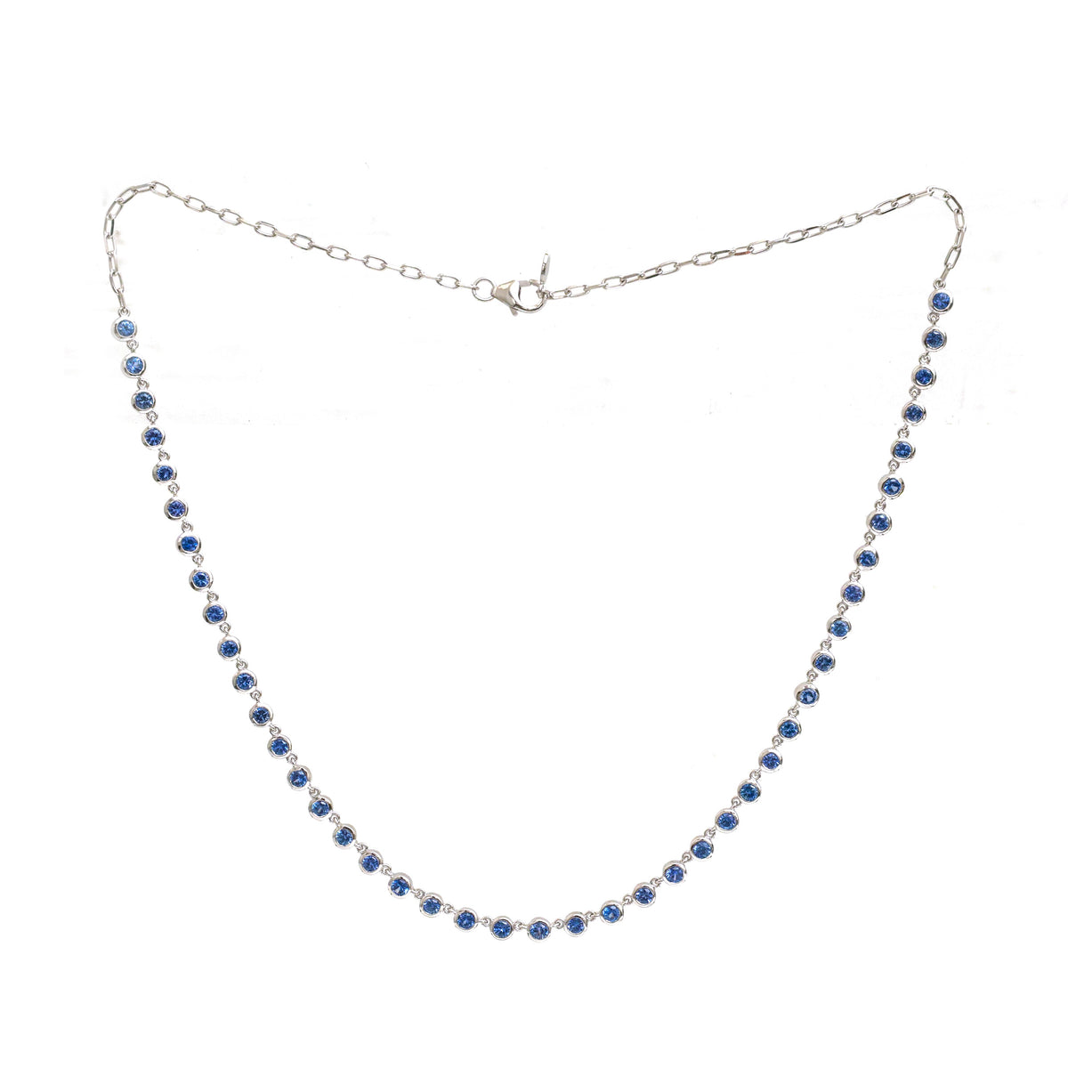 Blue Sapphire Necklace