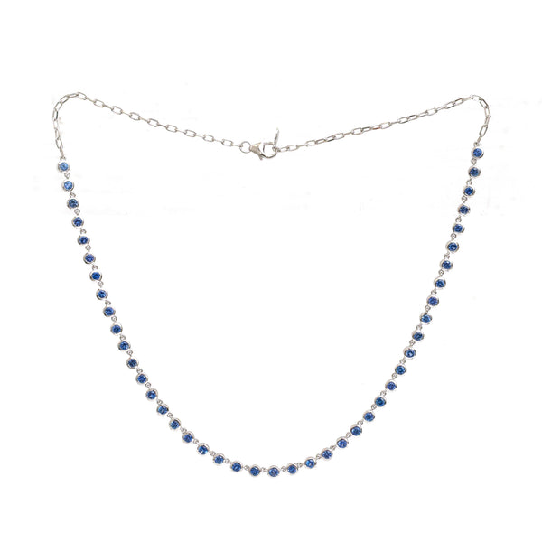 Blue Sapphire Necklace