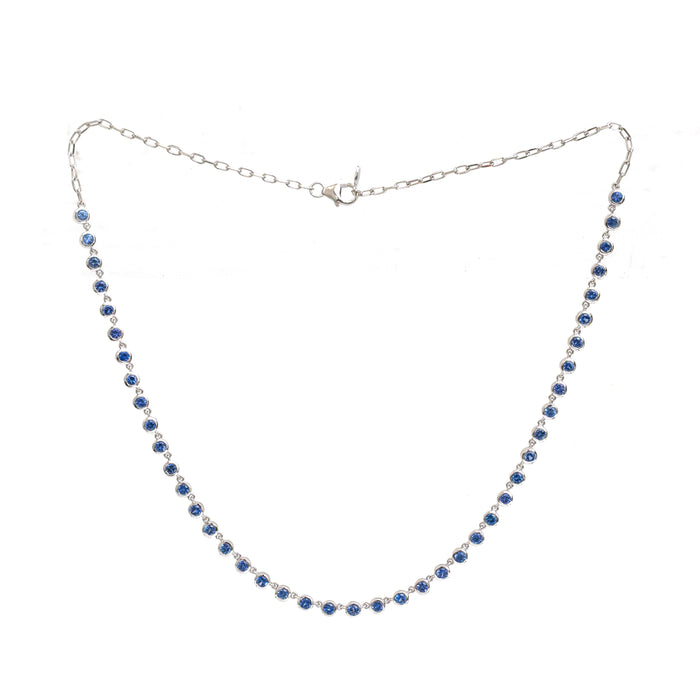 Blue Sapphire Necklace