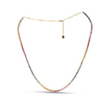 Rainbow Sapphire Necklace