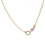 Pink Sapphire Necklace