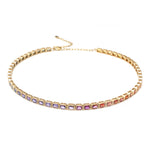 Rainbow Sapphire Necklace