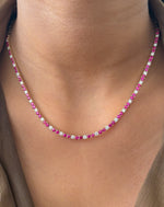 Ruby Diamond Necklace