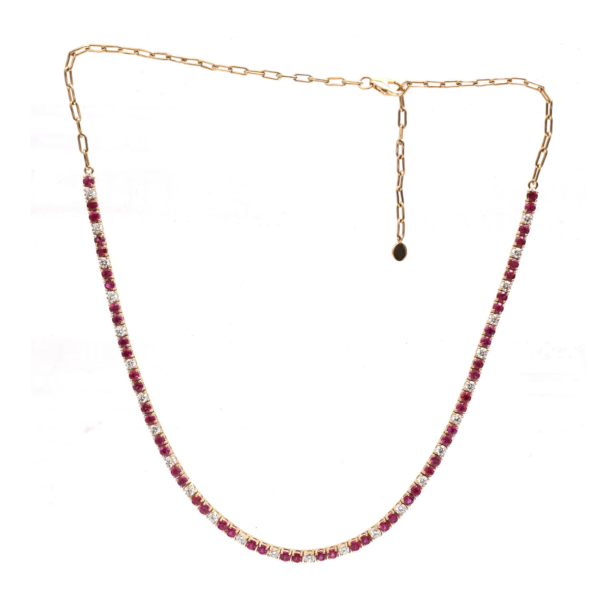 Ruby Diamond Necklace