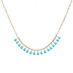 Turquoise Diamond Necklace
