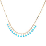 Turquoise Diamond Necklace