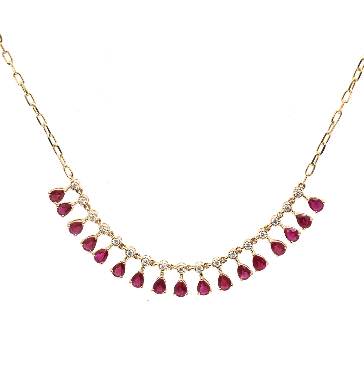 Ruby Diamond Necklace