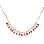 Ruby Diamond Necklace