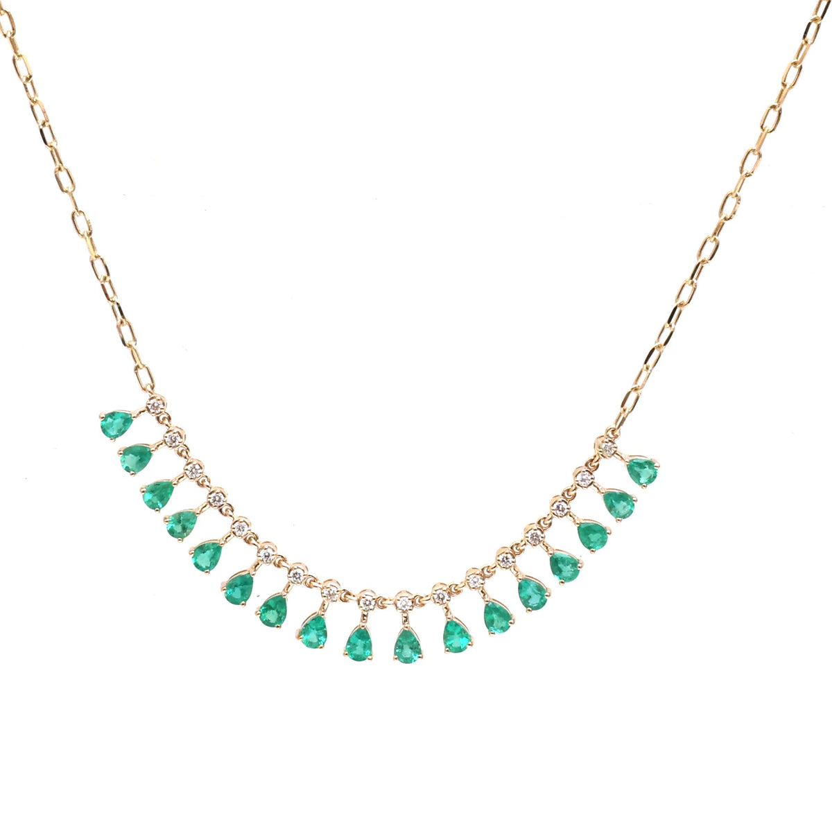 Emerald Diamond Necklace