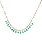 Emerald Diamond Necklace
