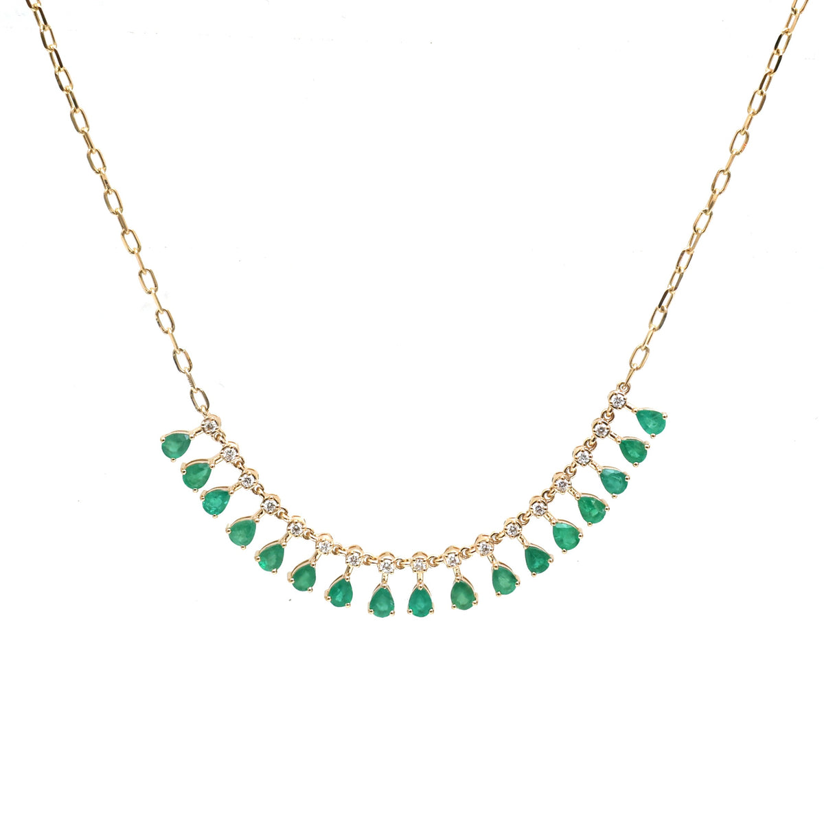 Emerald Diamond Necklace