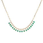 Emerald Diamond Necklace