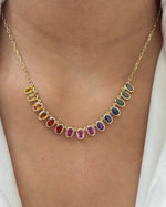 Rainbow Sapphire Necklace