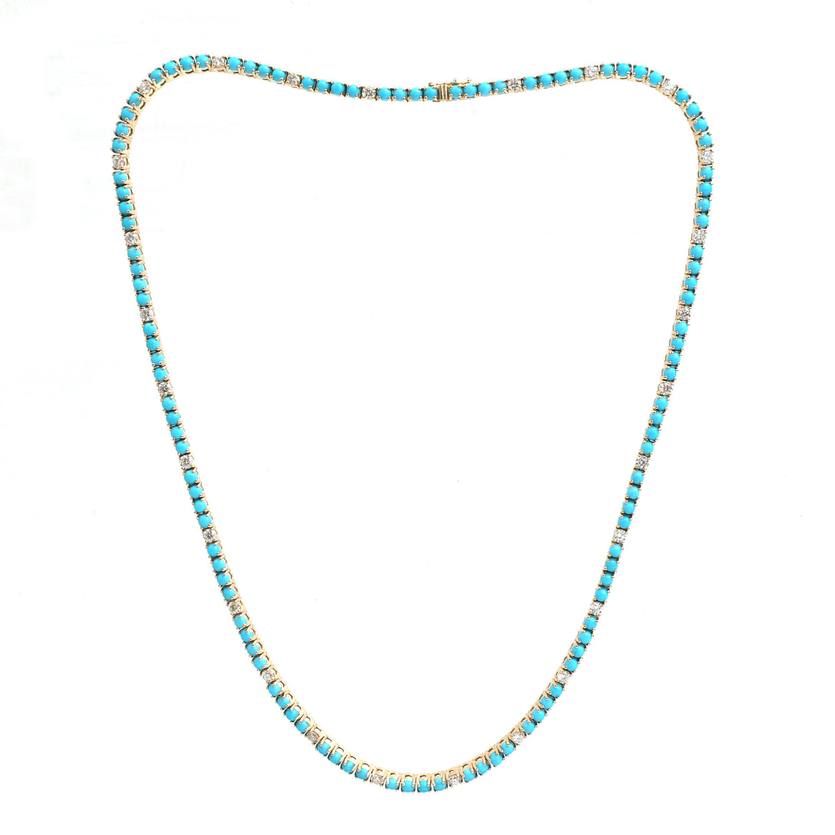 Turquoise Diamond Necklace