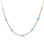 Turquoise Diamond Necklace
