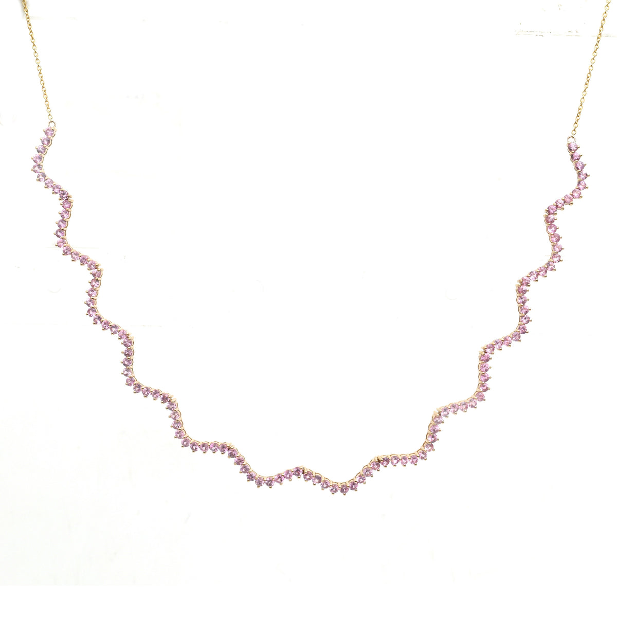 Pink Sapphire Necklace