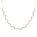 Pink Sapphire Necklace