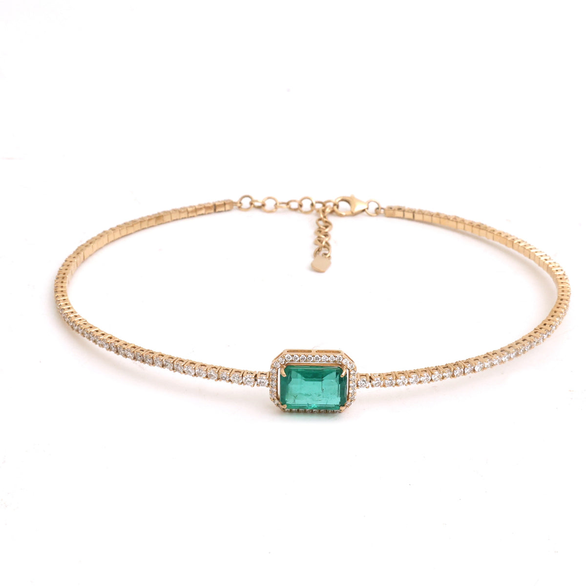 Emerald Diamond Necklace