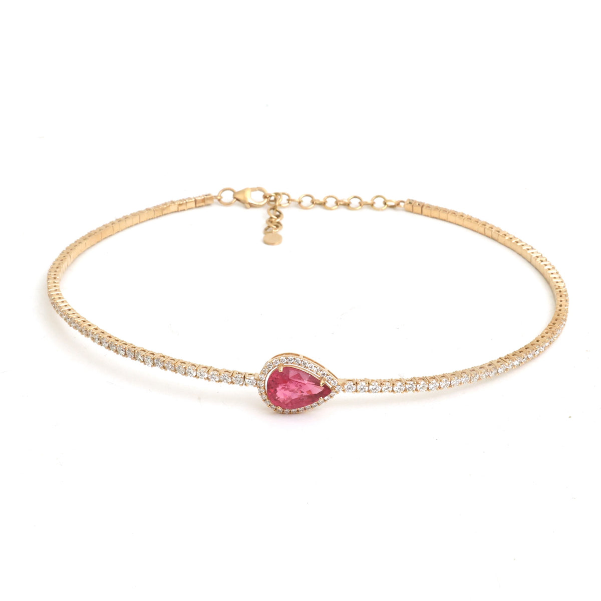 Diamond Spinel Necklace