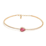 Diamond Spinel Necklace