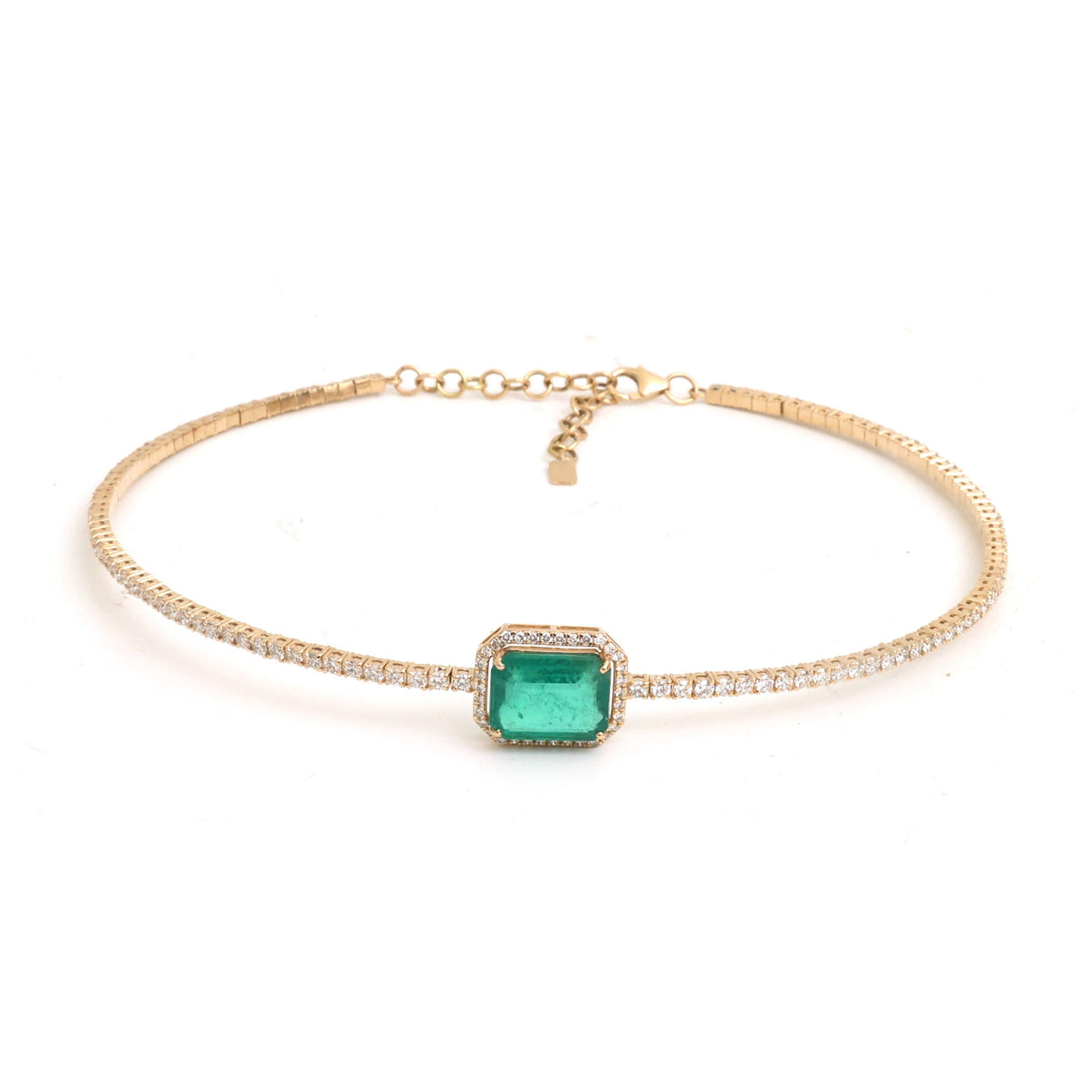 Emerald Diamond Necklace
