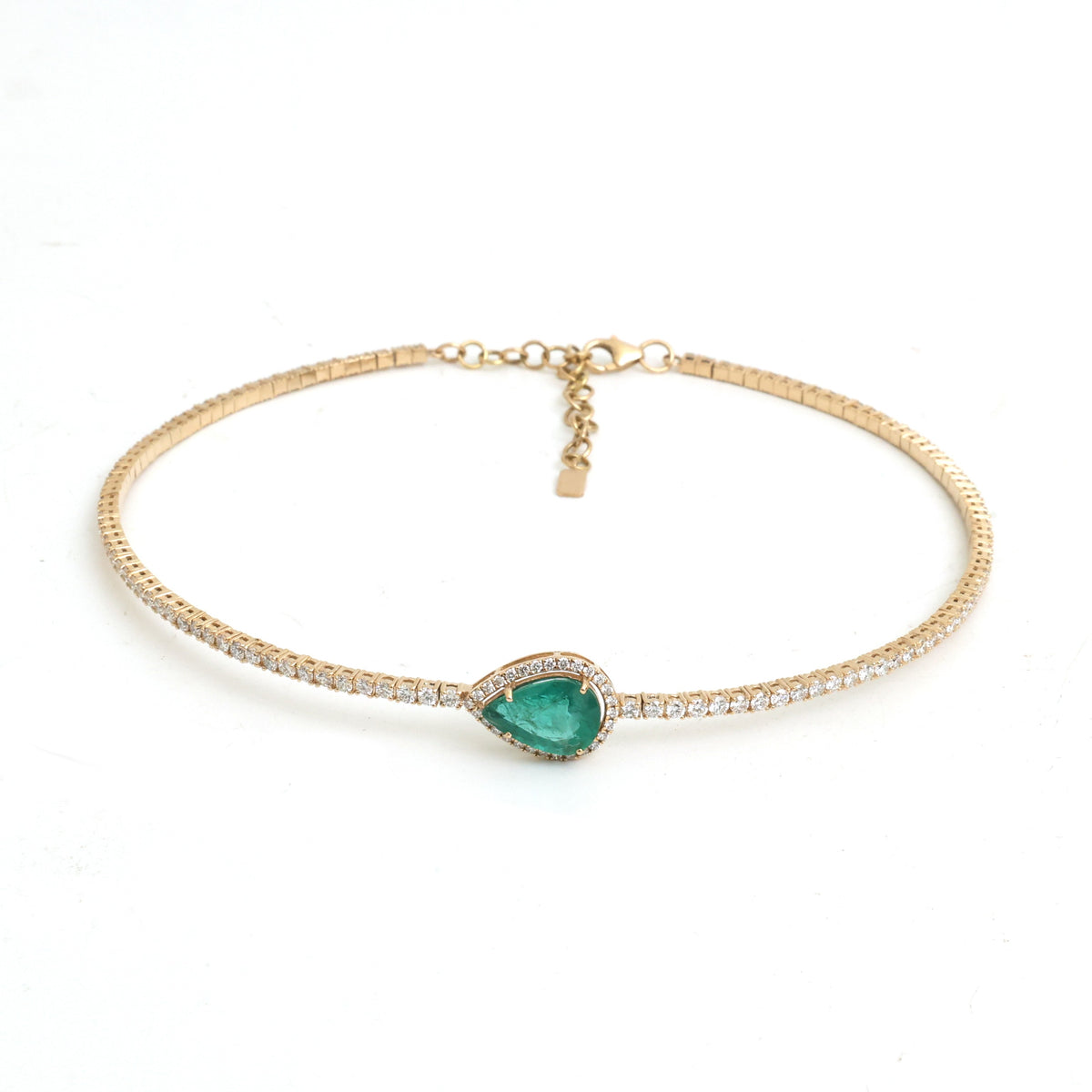 Diamond Emerald Necklace