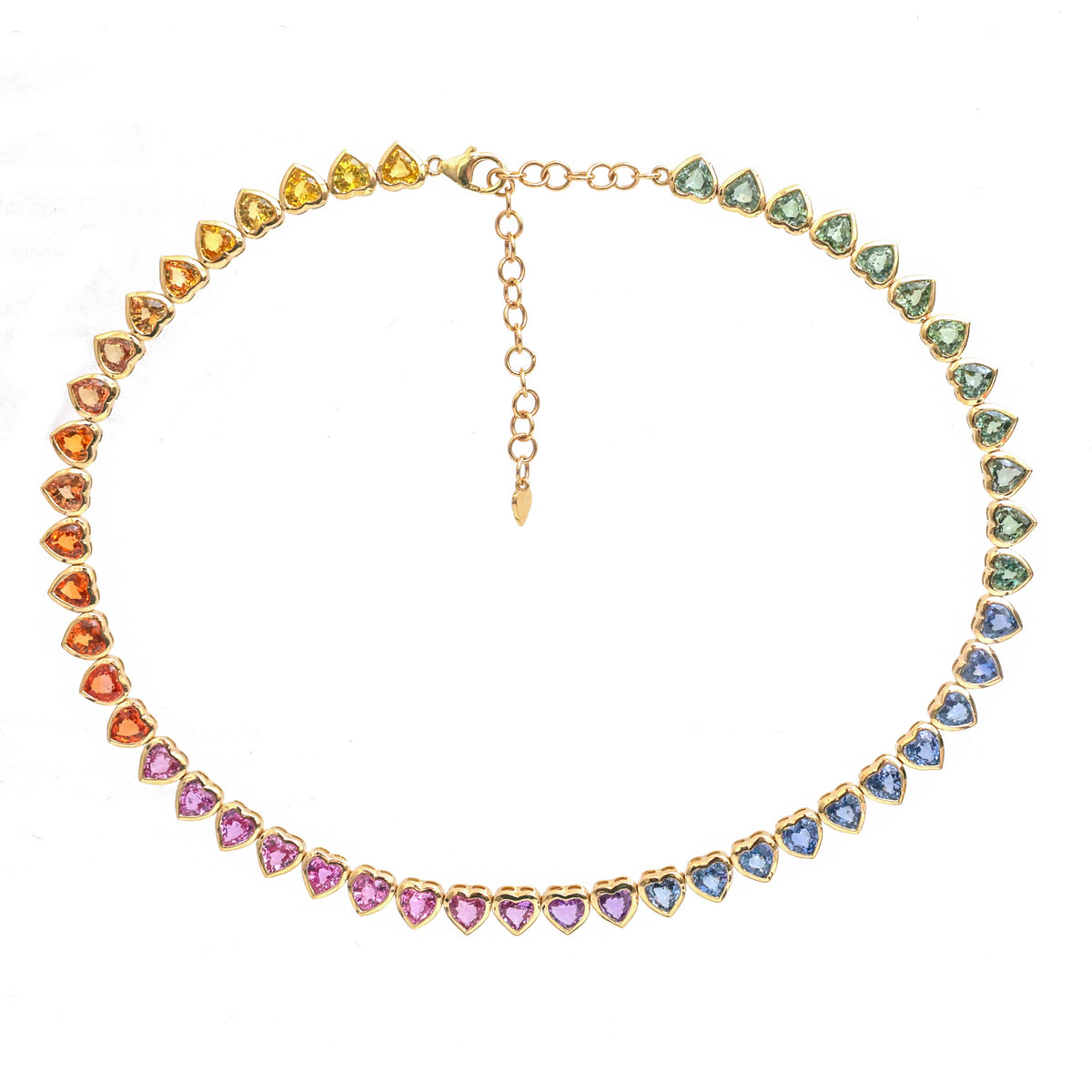 Rainbow Sapphire Necklace