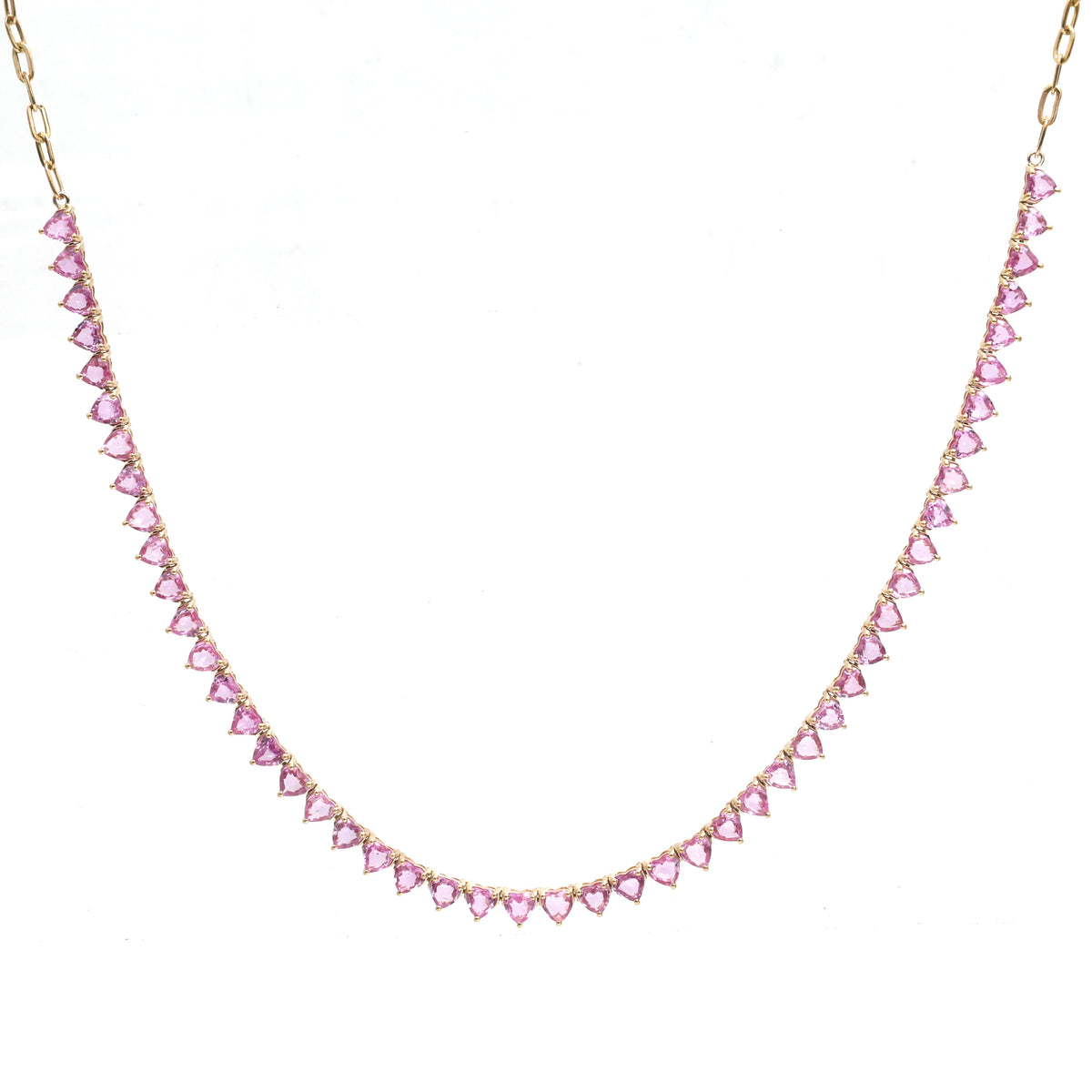 Pink Sapphire Necklace