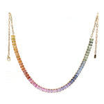 Rainbow Sapphire Necklace