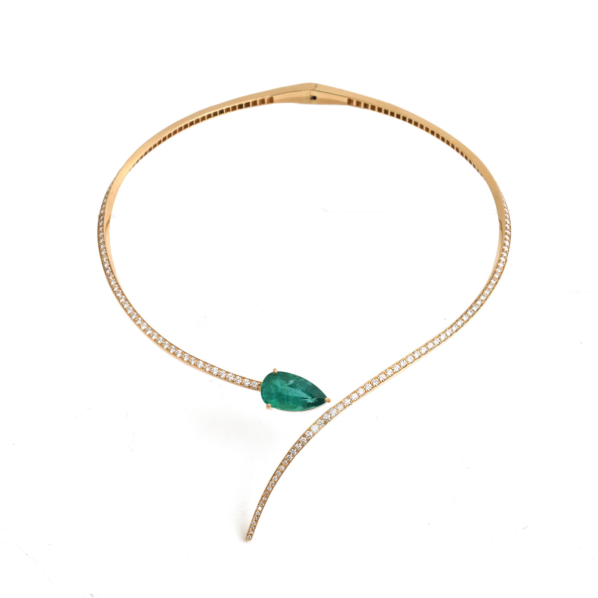 Emerald Diamond Necklace