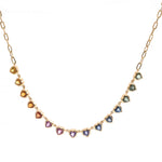 Rainbow Sapphire Necklace