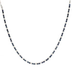 Blue Sapphire Diamond Necklace