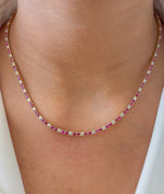 Ruby Diamond Necklace